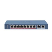 DS-3E0310P-E/M HIKVISION 8 port POE keçid/POE büdcəsi 110W/ Hi-PoE 60w/ 2 Gigabit RJ45 yuxarı keçid								